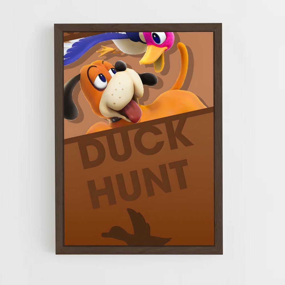 Poster Canard Chasseur – affiche Super Smash Bros (vue 5)